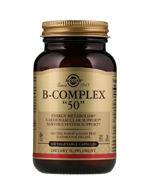 Vitamin B-Complex "50" Solgar 100 kapsula