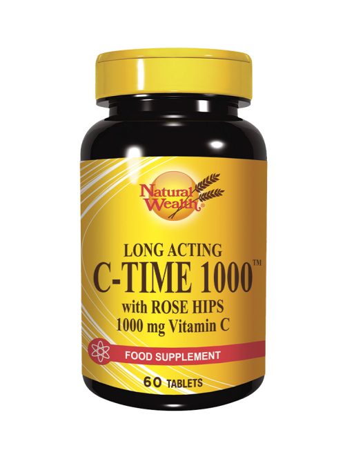 Vitamin C-Time 1000 mg sa vremenskim otpuštanjem Natural Wealth 60 tableta