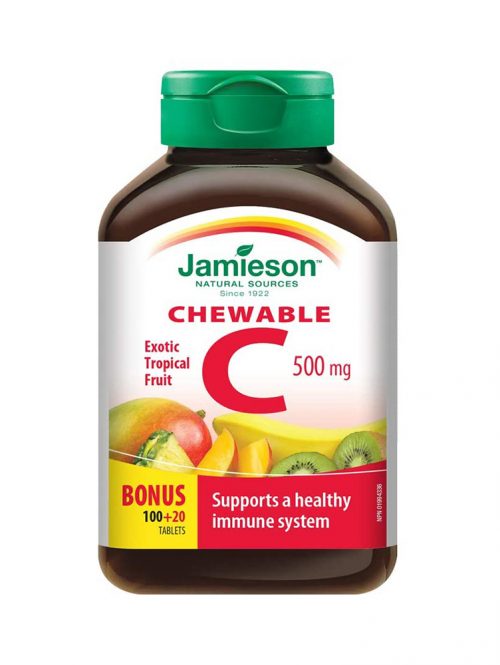 Vitamin C žvakaće tablete 500 mg Jamieson 120 tableta