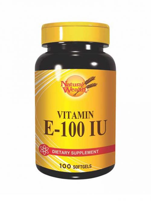 Vitamin E-100 IU Natural Wealth 100 kapsula