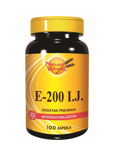 Vitamin E-200 I.J. Natural Wealth 100 kapsula