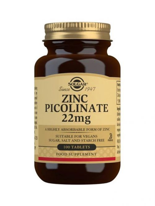 Zinc Picolinate 22 mg Solgar 100 tableta