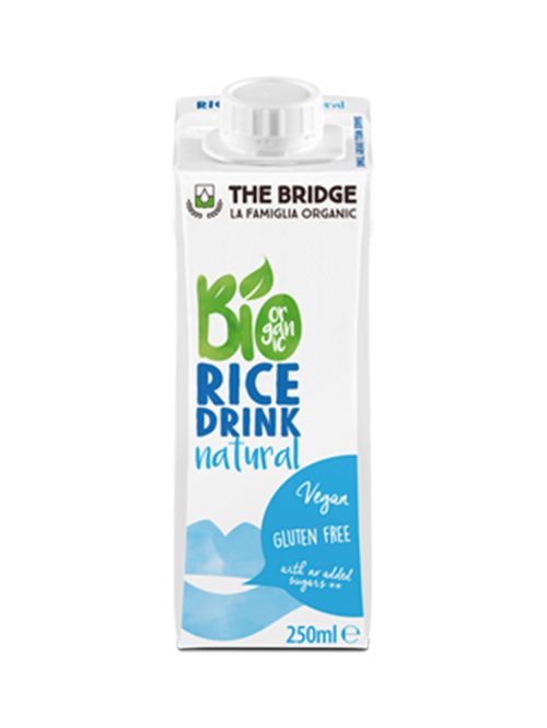 Bio pirinčano biljno mleko natural The Bridge 250 ml