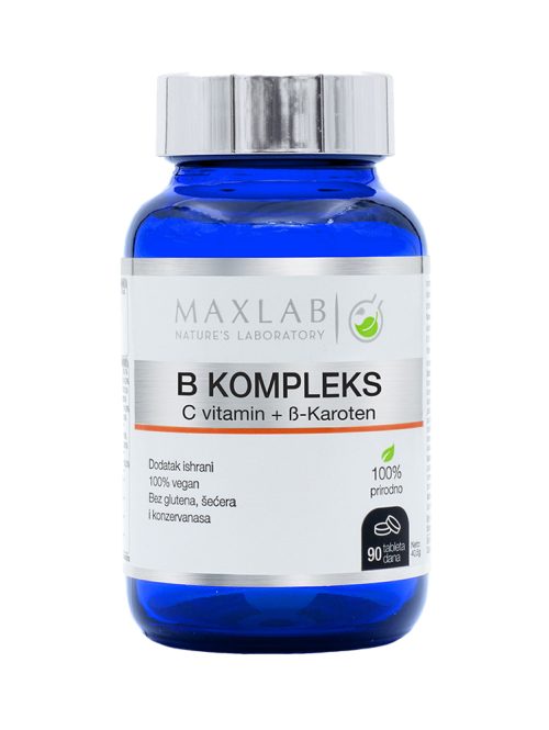 B Kompleks sa vitaminom C i beta-karotenom Maxlab 90 tableta