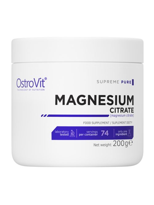 Magnesium Citrate Supreme Pure Ostrovit 200 g