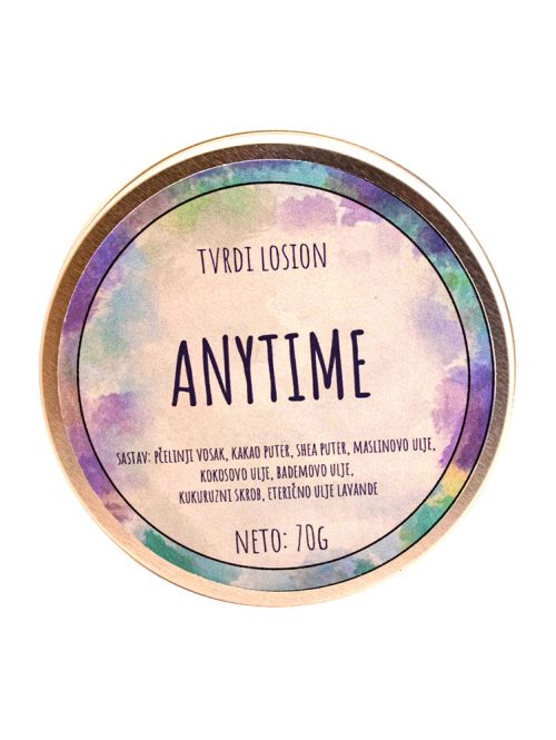 Anytime tvrdi losion za telo Balvander 70 g