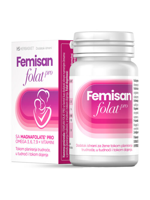 Femisan Folat Pro Herbasvet 30 kapsula