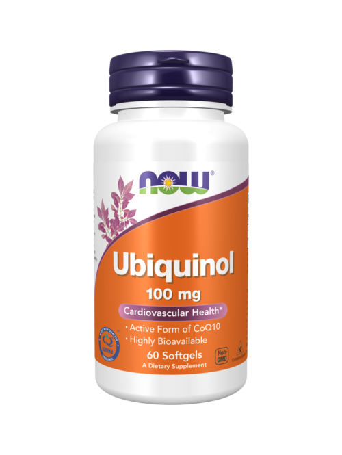 Ubiquinol 100 mg Now Foods 60 softgel kapsula