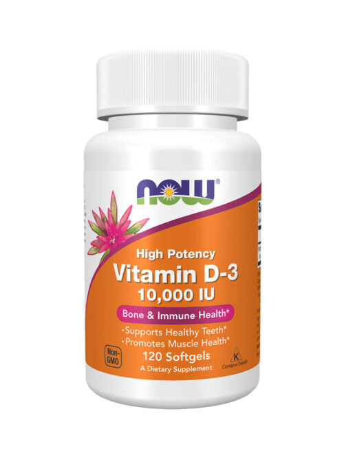 Vitamin D3 10000 IU Now Foods 120 softgel kapsula